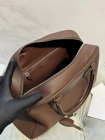 Сумка The Row India bag 10.00, коричневый