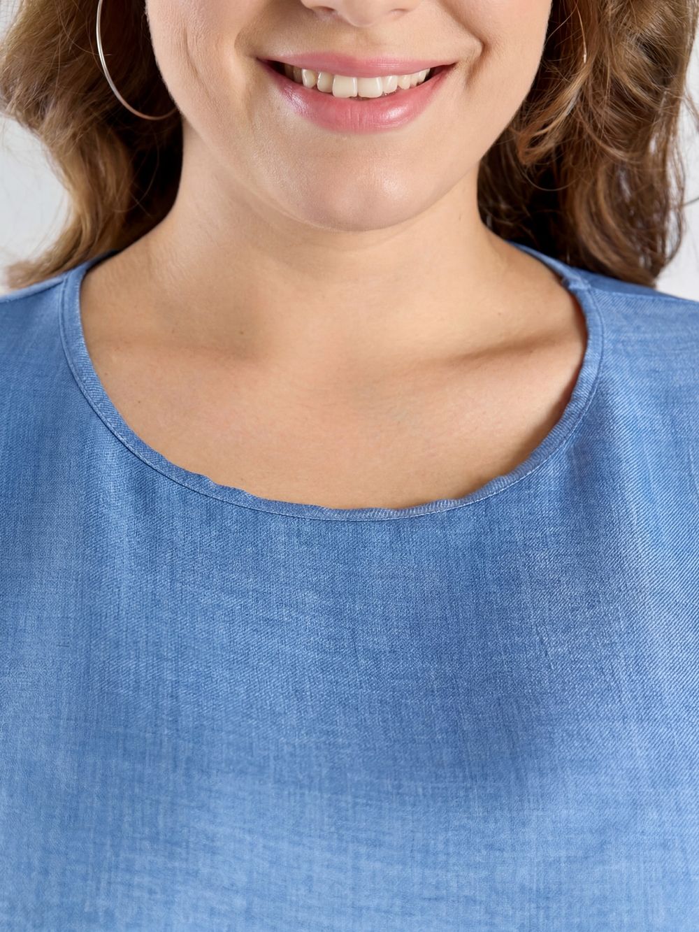 Блузка Женский каприз-3 Виотекс СИНИЙ