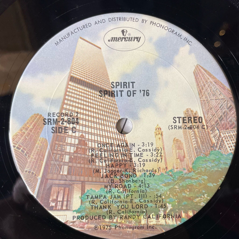 Винтажная виниловая пластинка LP Spirit Of 76 (USA 1975) Lady Of The Lakes