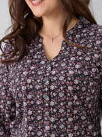 Блузка БЛ-22/серый-терракответочка