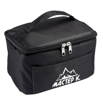 Черная термосумка «Мастер К.» (объем 4 литра) (Цвет: черный)