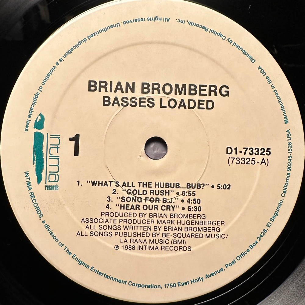 Brian Bromberg - Basses Loaded (США 1988г.)