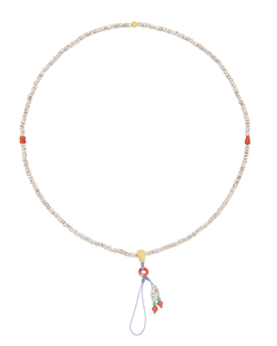 Подвеска на сумку, натуральные белые камни