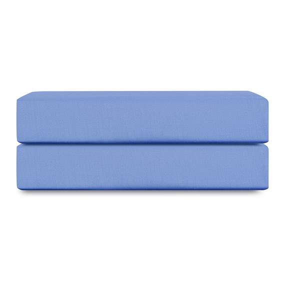 Простыня на резинке из премиального сатина сиреневого цвета из коллекции essential, 200х200х30 см