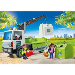 Playmobil - Городской грузовик со стеклянными контейнерами 71431 / артикул   71431  / GTIN 4008789714312