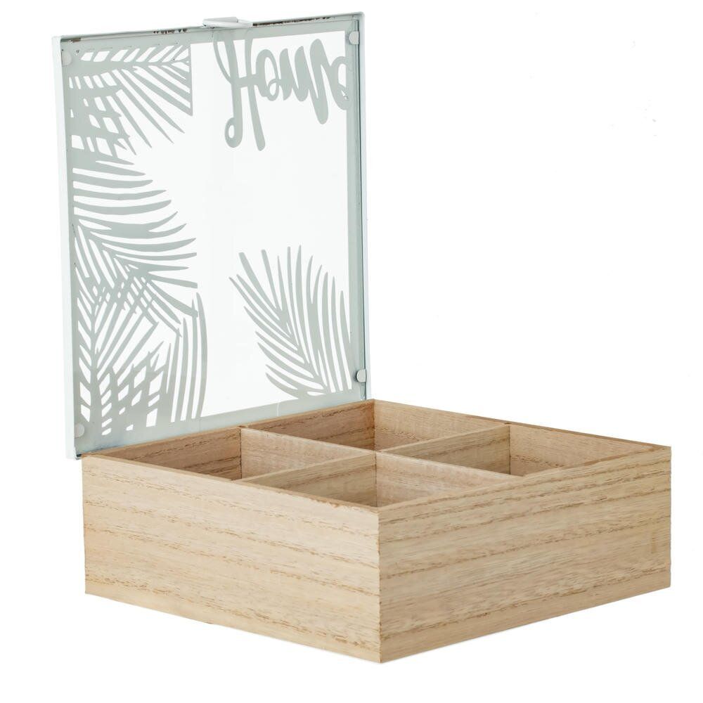 GAEM Шкатулка для чайных пакетиков, L20 W20 H7,5 см