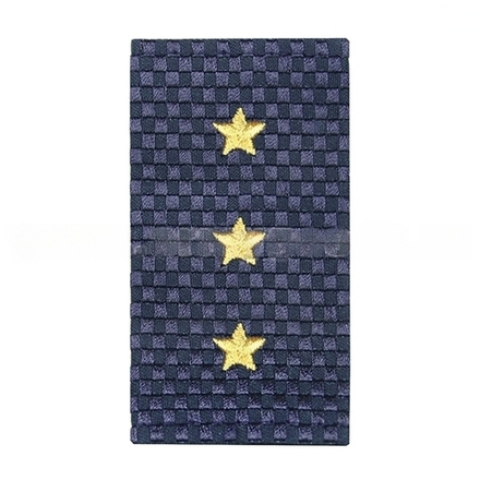 Фальшпогоны Полиция нового образца темно-синие вышит. ст.прапорщик