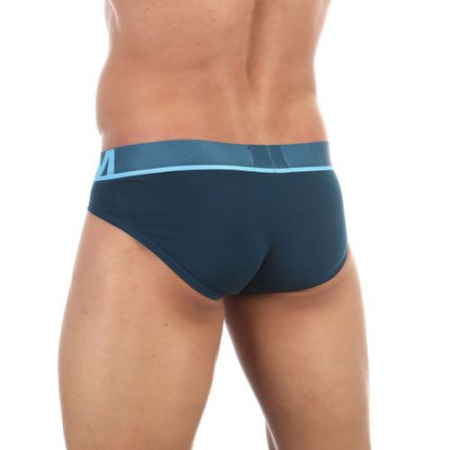 Мужские трусы слипы синие AussieBum