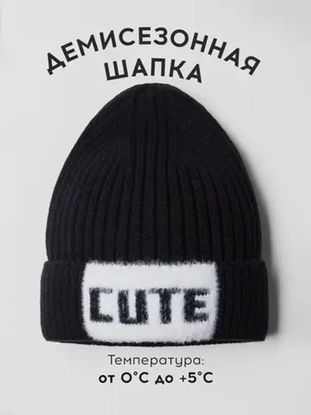 Шапка детская на осень бини