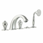 Смеситель на борт ванны на 5 отв. Migliore Korona Crystal ML.KRN-4780 хром