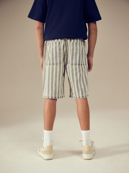 Шорты джинсовые для мальчика Next AC5-645, Молочный, Синий