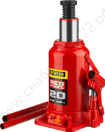 STAYER RED FORCE, 20 т, 242 - 452 мм, бутылочный гидравлический домкрат, Professional (43160-20)