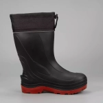 Сапоги мужские из ЭВА Nordman Ultra (утепленные меховым вкладышем, с манжетой), Черный