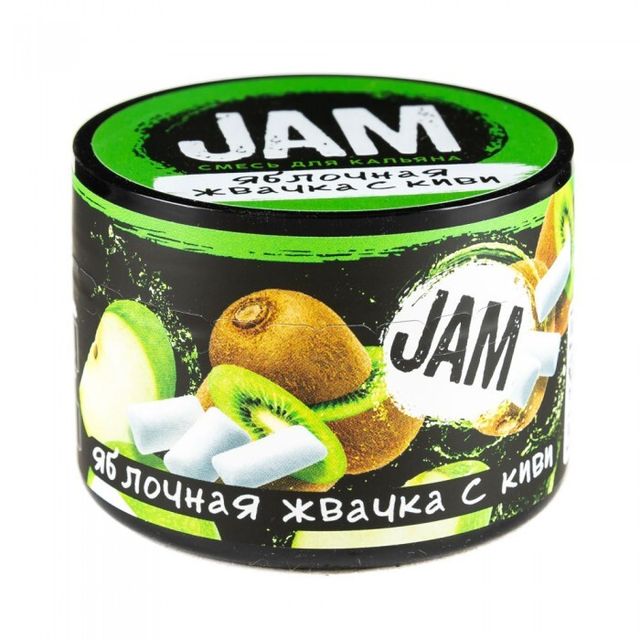 Бестабачная смесь Jam - Яблочная Жвачка с Киви 50 г