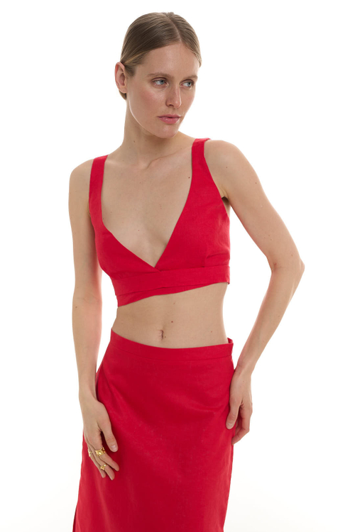 Платье мини, лен молоко