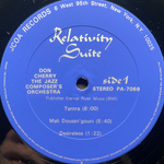 Don Cherry & The Jazz Composer's Orchestra ‎– Relativity Suite (Япония 1973г.)
