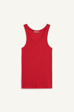 ZARA ТОП БЕЗ РУКАВОВ, КРАСНЫЙ