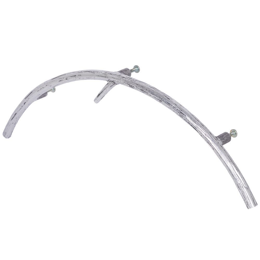 Ручка мебельная Арт Ринг левая Античное серебро