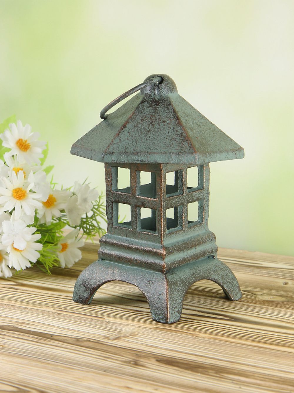 Iron Garden Декоративный фонарь Пагода под свечу для дачи