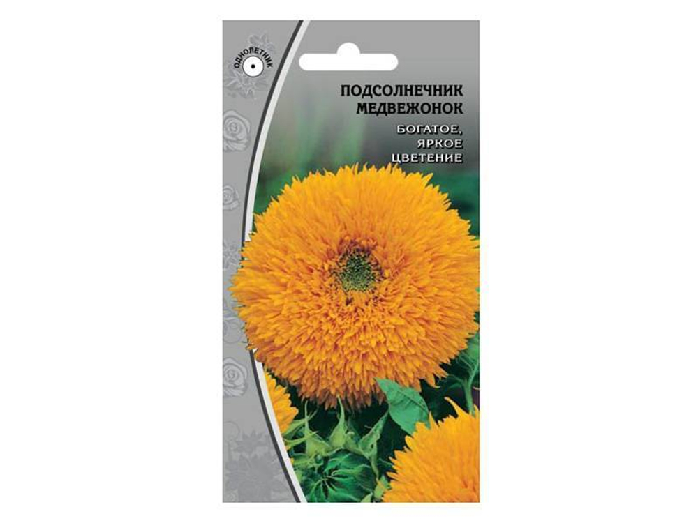 ПОДСОЛНЕЧНИК декоративный Медвежонок (1г) Цв.пак (10шт)