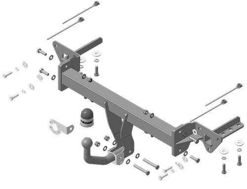 Фаркоп для Subaru Forester 2019-н.в (оцинк. Шар)(паспорт и сертификат в комплекте) 92202-A.Motodor