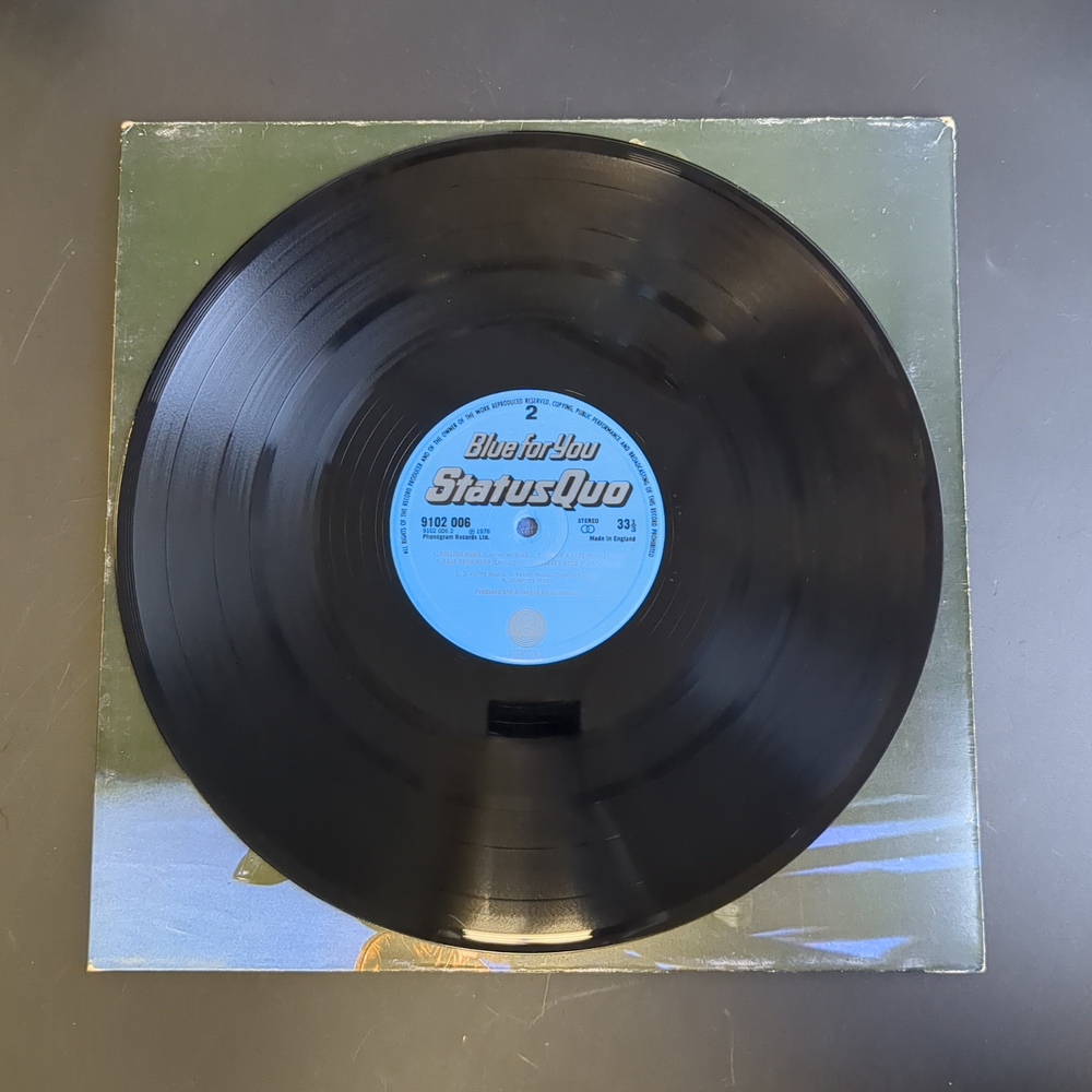 LP Status Quo – Blue For You. Виниловая пластинка 12 дюймов