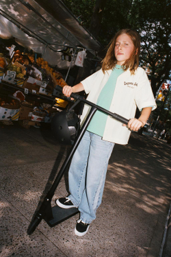 ZARA РУБАШКА С НАДПИСЬЮ, КРЕМОВЫЙ