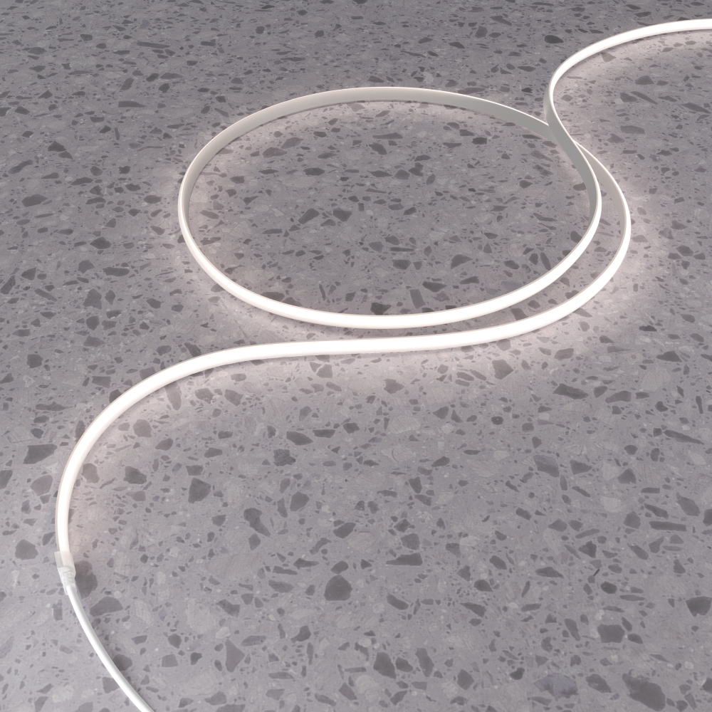 Термостойкий гибкий неон Maytoni 13х7 24В 9,6Вт/м 4000K IP67 5м (вертикальный изгиб) 432055