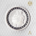 10 марок. 50 лет Федеральному конституционному суду (A). Серебро. 2001 г. PROOF. В родной запайке
