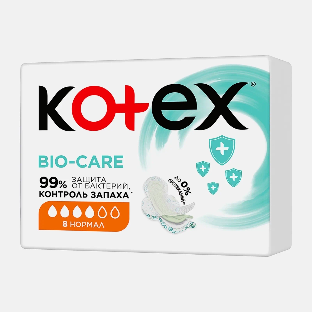 Гигиенические прокладки Kotex Bio-Care Нормал 8шт