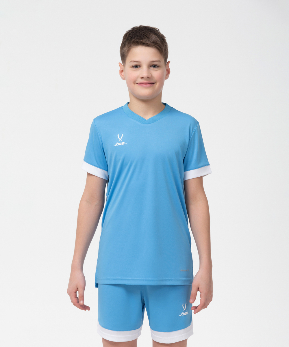 Футболка игровая DIVISION PerFormDRY Union Jersey, голубой/белый/белый