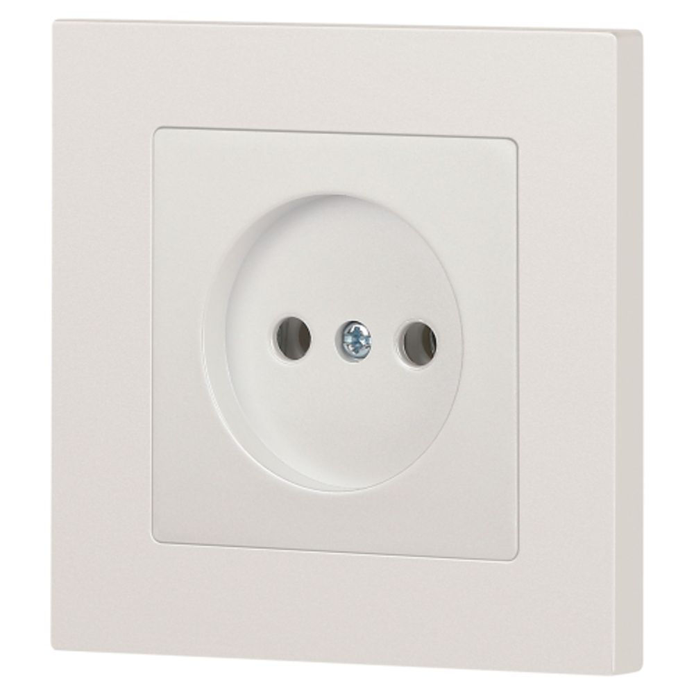 Розетка Intro Accent 6-201-06 2P 16А-250В IP20 СУ AL/CU перламутр