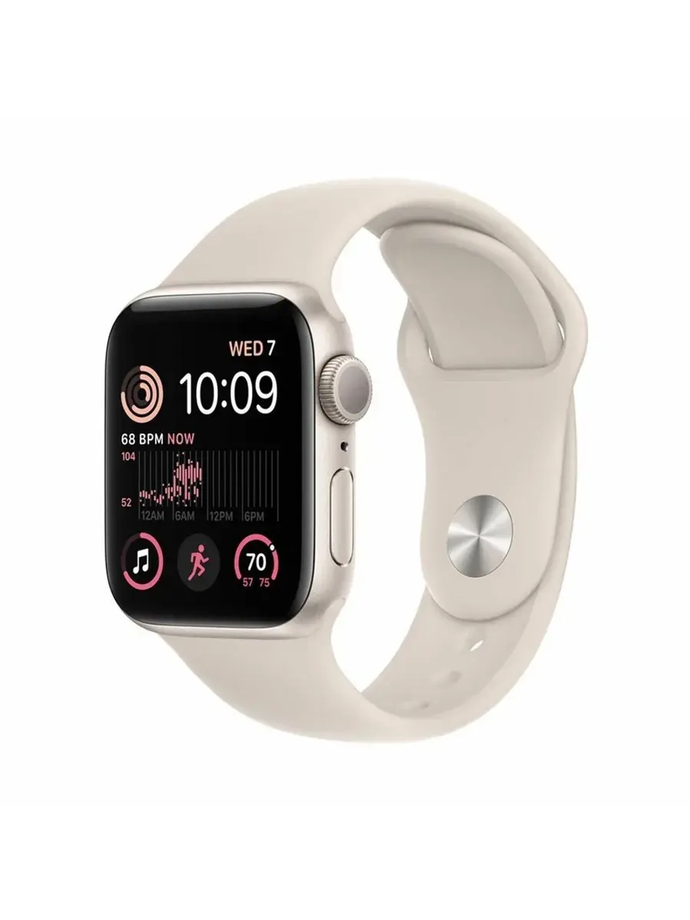 Apple Watch SE 2 GPS 44mm Starlight Sport Band - M/L