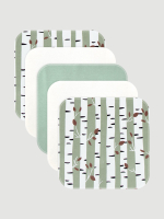 Набор платочков-слюнявчиков Mjolk Birch Trees (20см*20см)