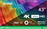 Телевизор Digma DM-LED43UBB33 черный