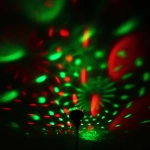 Диско-шар mini «Каледоскоп», LED (красный, зеленый, синий), переходник Micro USB