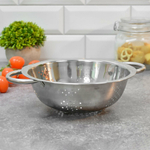 Дуршлаг 22см с ручками, нерж сталь