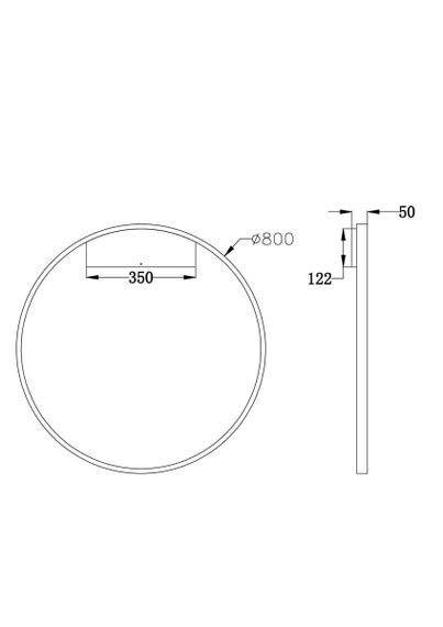 Настенный светильник Maytoni Rim MOD058WL-L50W4K