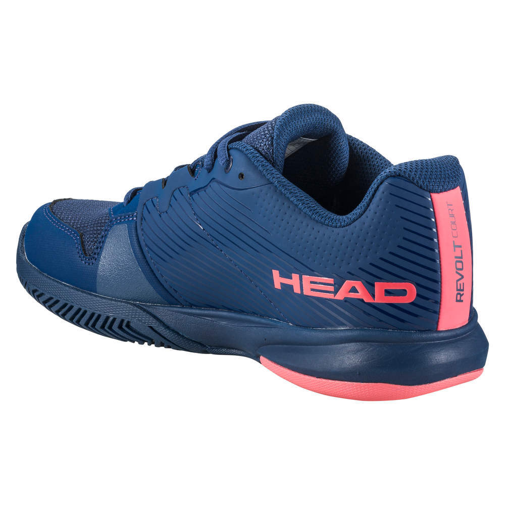 Женские Кроссовки теннисные Head Revolt Court Women - dark blue/coral