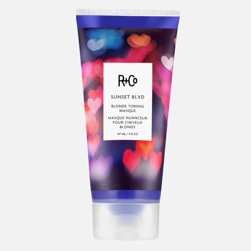 R+CO SUNSET BLVD Blonde Toning Masque / САНСЕТ БУЛЬВАР маска для усиления оттенка светлых волос, 147 мл