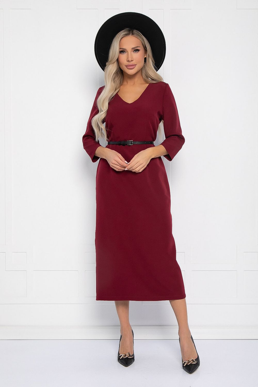 Платье Фабела (бордовое) П11652 LT Collection