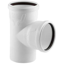 Тройник малошумной канализации ELITE 110/110х87 МК, РТП (32)