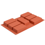 Форма для приготовления пирожных rettangolo силиконовая