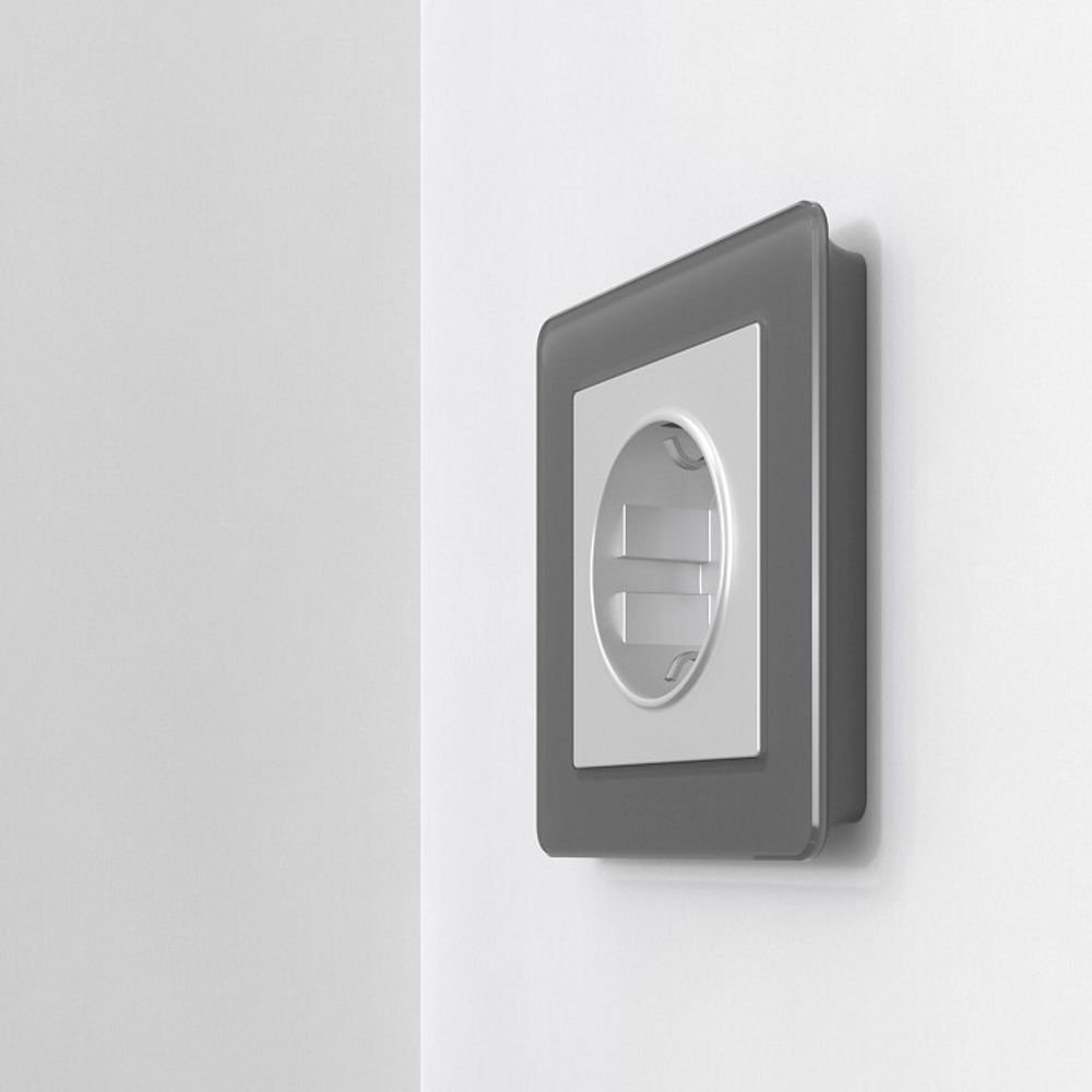 Рамка на 1 пост Werkel Acrylic (графит) W0012704