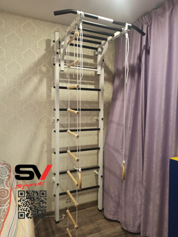 Монтаж шведской стенки Sv Sport в бетонные, кирпичные стены