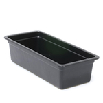 Ящик для рассады и растений МАЛЫЙ пластиковый 420*180*100 мм, черный