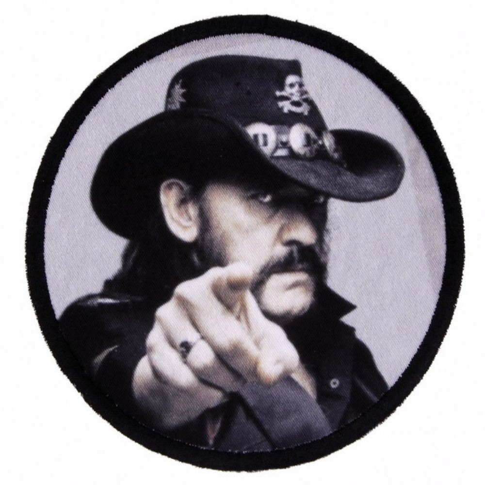 Нашивка Motorhead Lemmy круглая (821)