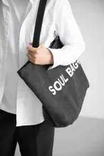 Сумка Imean Soul Bag+ Уголь темно-серая