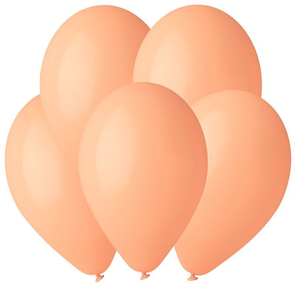 И 5"/13 см, Пастель, Персик (Peach 60), 100 шт.