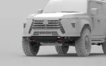 Силовой бампер для Lexus GX 550 GX550 2024+ Лексус силовой обвес стальной бампер